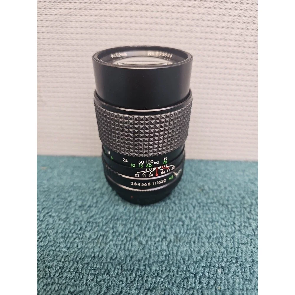 JC Penney Coated Optics 52mm 1:2.8 f=135mm Lens W/Lens Caps Minolta MD mount
